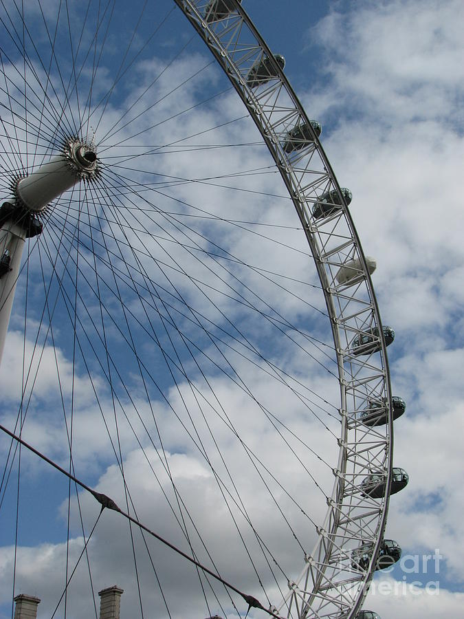 London Photograph - The London Eye by Zori Minkova