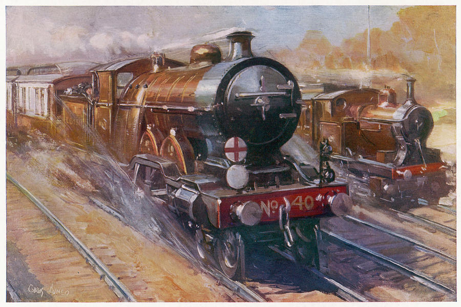 The London To Brighton Express Is Made Drawing by Mary Evans Picture