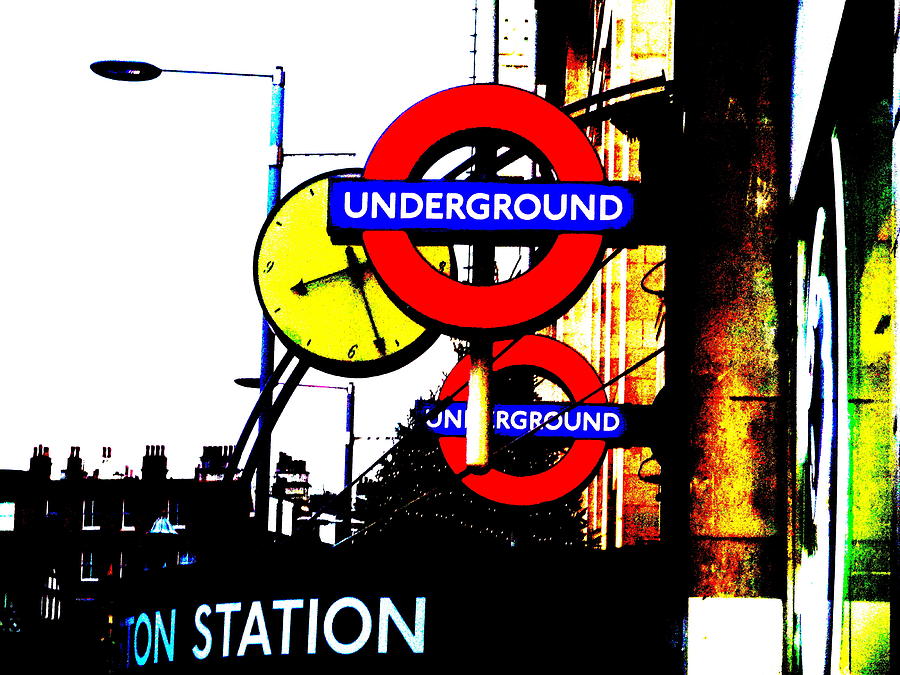 London Photograph - The London Underground by Funkpix Photo Hunter