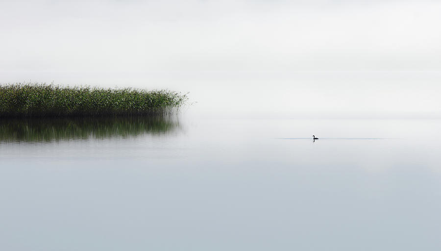 Landscape Photograph - The Lone Fisher by Bjorn Emanuelson Landscape Photograph - The Lone Fisher by Bjorn Emanuelson