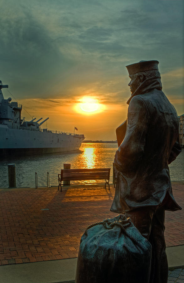 The Lone Sailor Photograph by Jerry Gammon