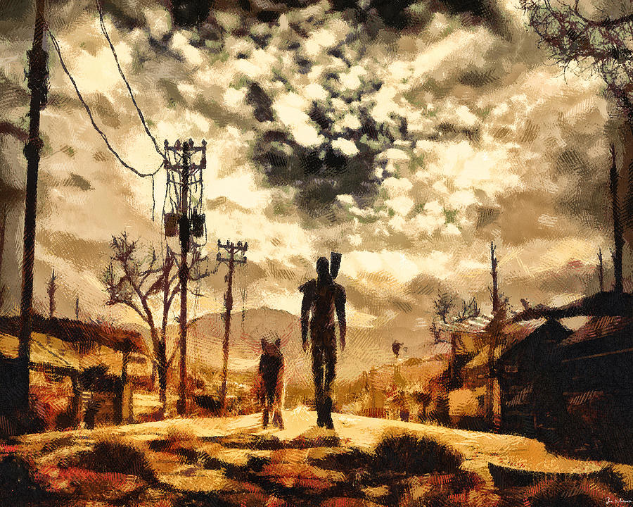 The Lone Wanderer Painting by Joe Misrasi