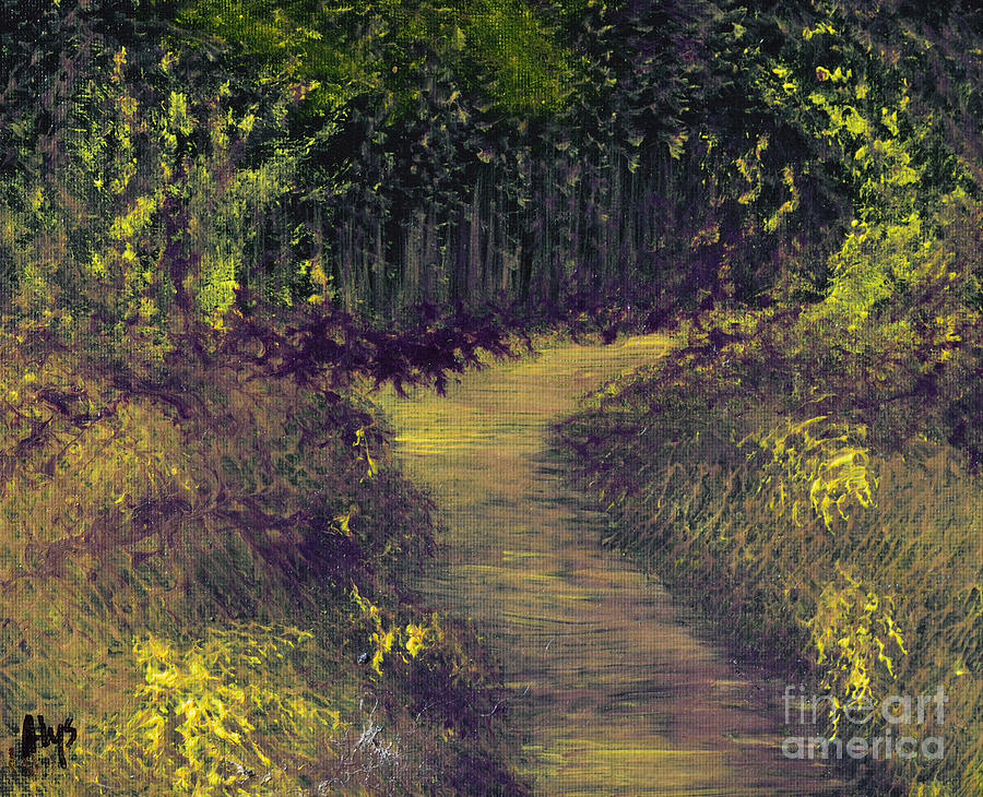 The Lonely Path Painting by Alys Caviness-Gober