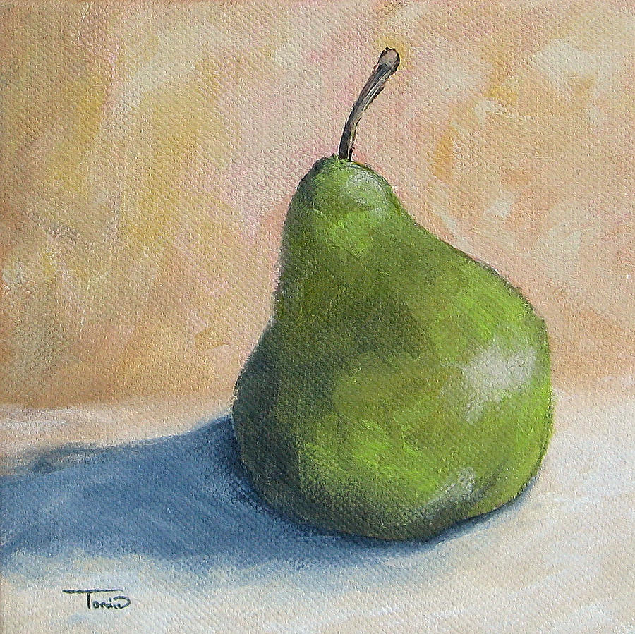 The Lonely Pear Painting by Torrie Smiley