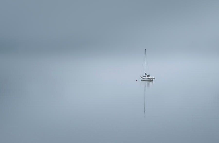 Minimal Photograph - The Lonesome Boatman by David Ahern