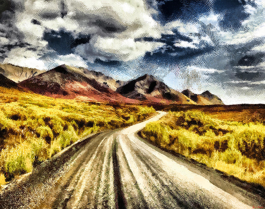 The Lonesome Road Digital Art by Joe Misrasi