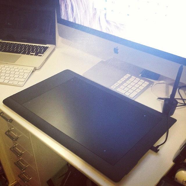 Freehand Photograph - The Long Awaited Monster Wacom Tablet by Sam Ung