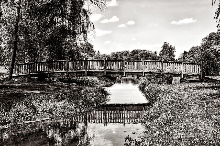 The Long Footbridge Photograph by Olivier Le Queinec