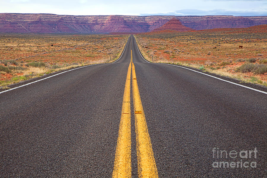 The Long Road Ahead Photograph by Jim Garrison