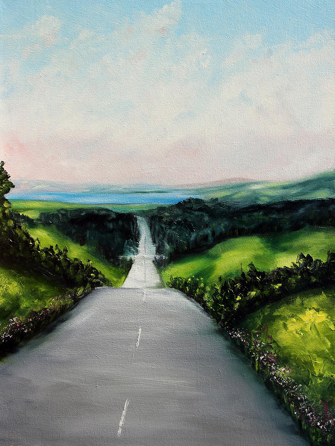 The Long Road Painting by Meaghan Troup