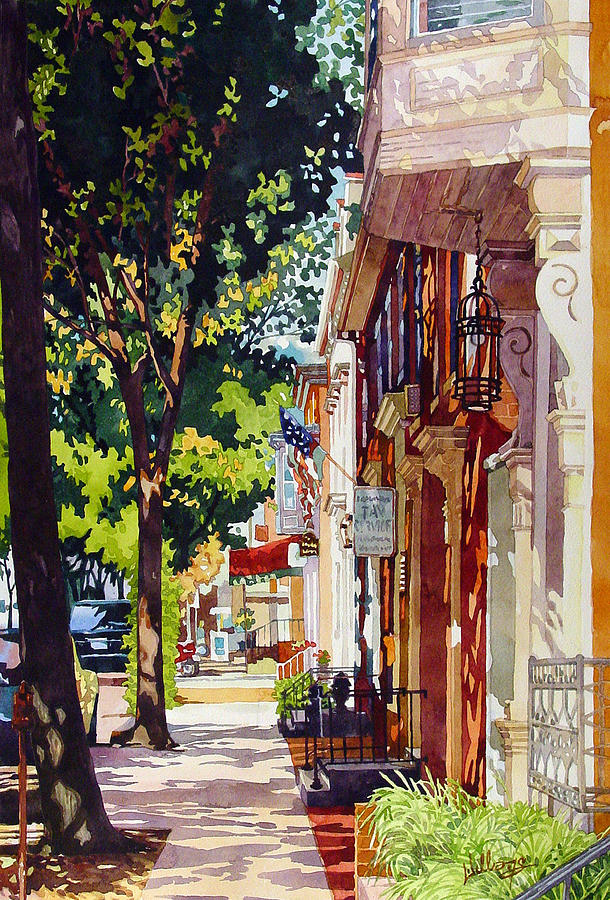 Tree Painting - The Long Walk to Market by Mick Williams
