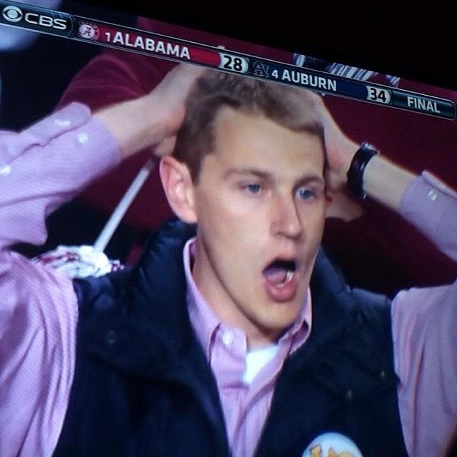The Look Alabama Fans Make When Their Photograph by Mark Wesley Pritchard