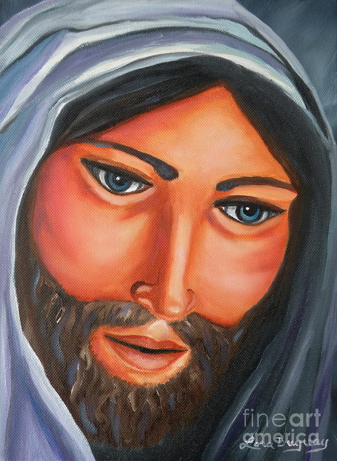 The Lord is My Shepherd Painting by Lora Duguay
