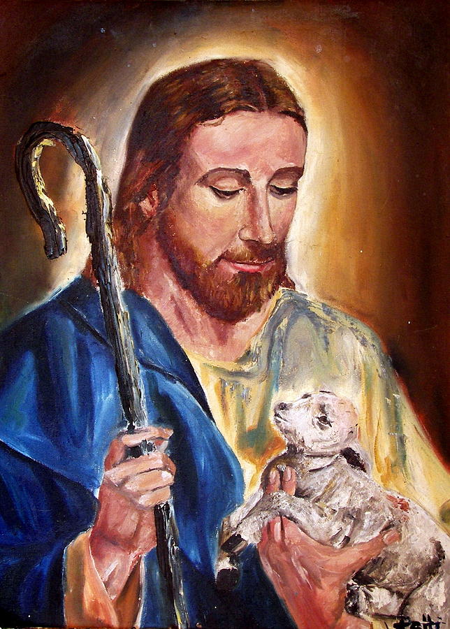 The Lord is my Shepherd Painting by Patricia Trudeau