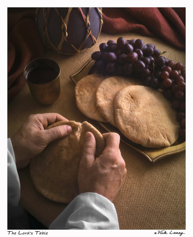Lords Table Frame The Lord's Table Digital Art by Vick Laney - Fine Art America