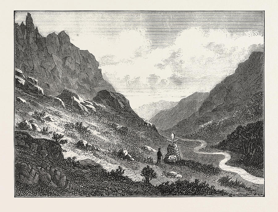 The Lost Tourist In The Cumberland Mountains Drawing by English School ...