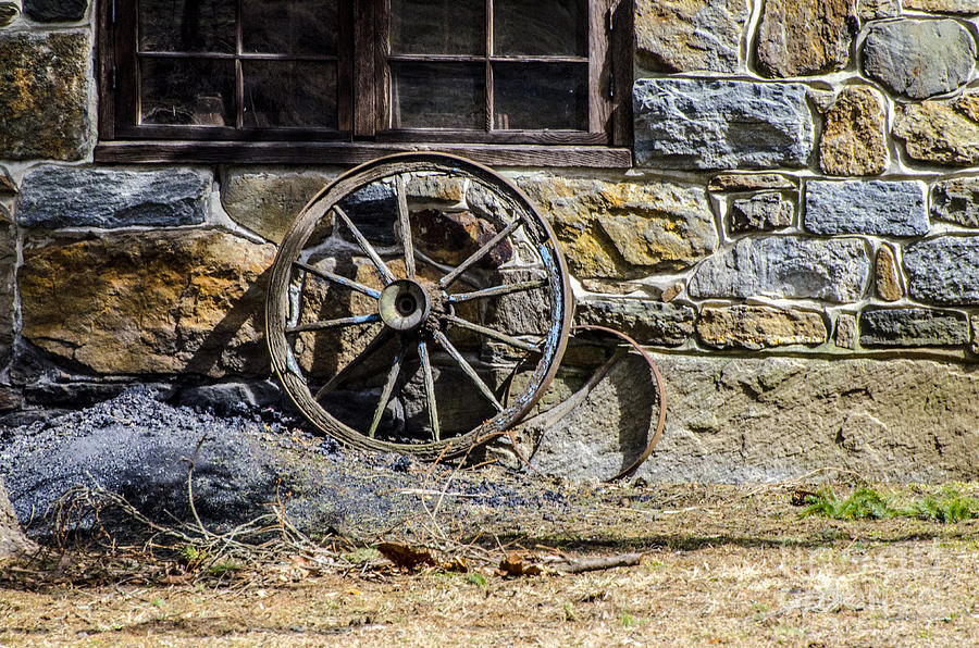 The Lost Wheel Photograph by Judy Wolinsky