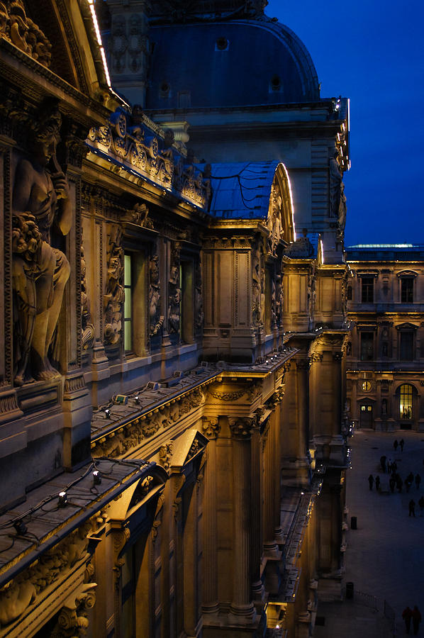 The Louvre - a Royal Palace - a Museum - an Architectural Marvel Photograph by Georgia Mizuleva