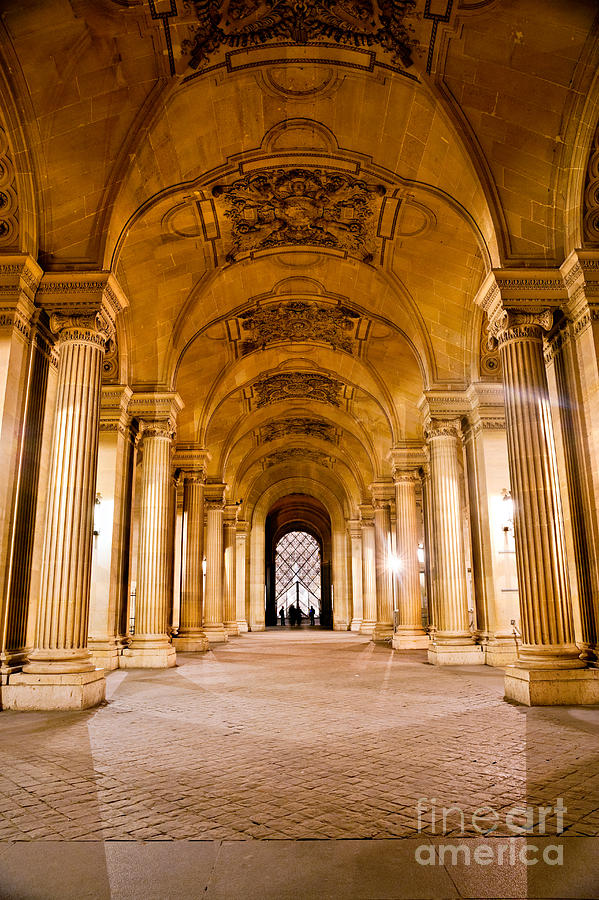 The Louvre museum entrance - Paris Photograph by Luciano Mortula