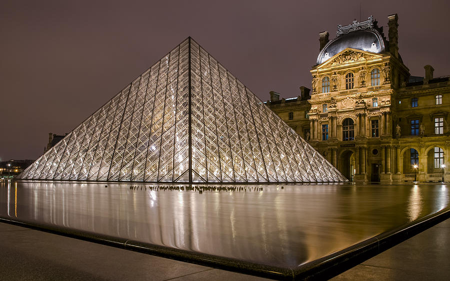 Architecture Photograph - The Louvre by Radek Hofman