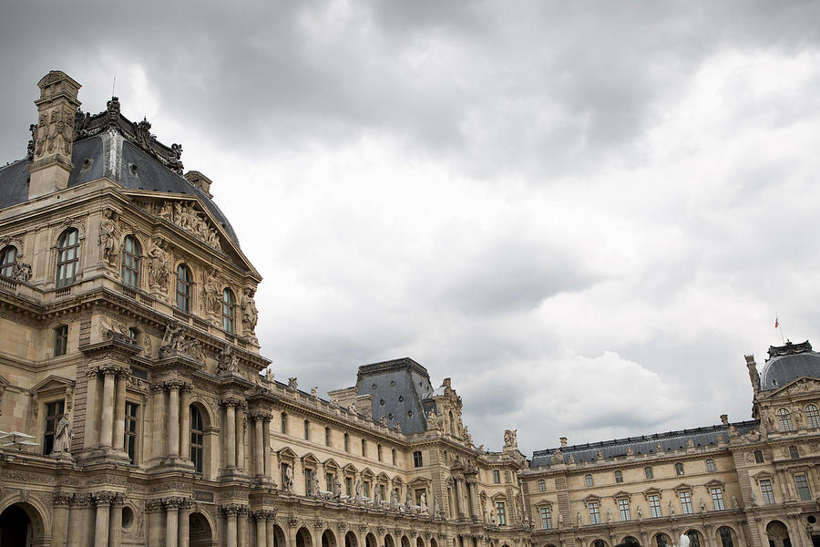 Louvre Photograph - The Louvre by Rebecca Cozart