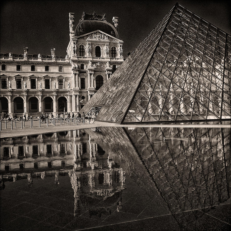 The Louvre Photograph by Robert Fawcett