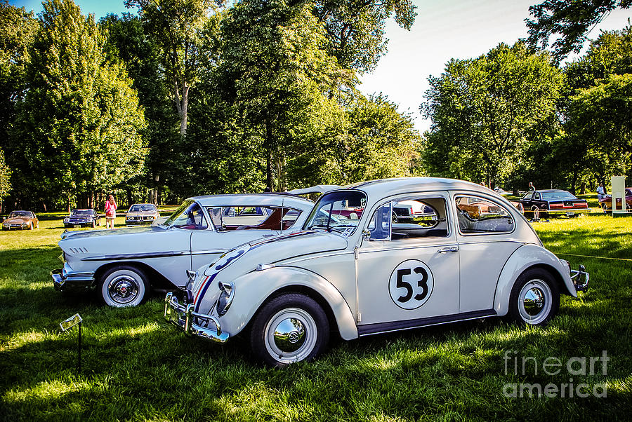 Herbie Photograph - The Love Bug by Grace Grogan