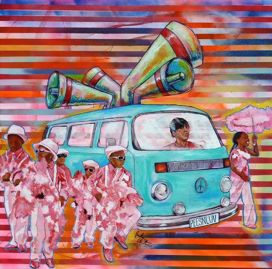 New Orleans Painting - The Love Machine by Reuben Cheatem