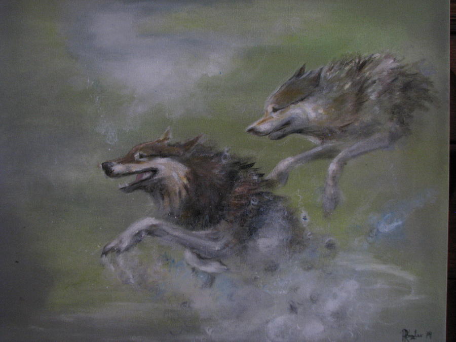 The Love Of The Hunt Painting by Patricia Kanzler