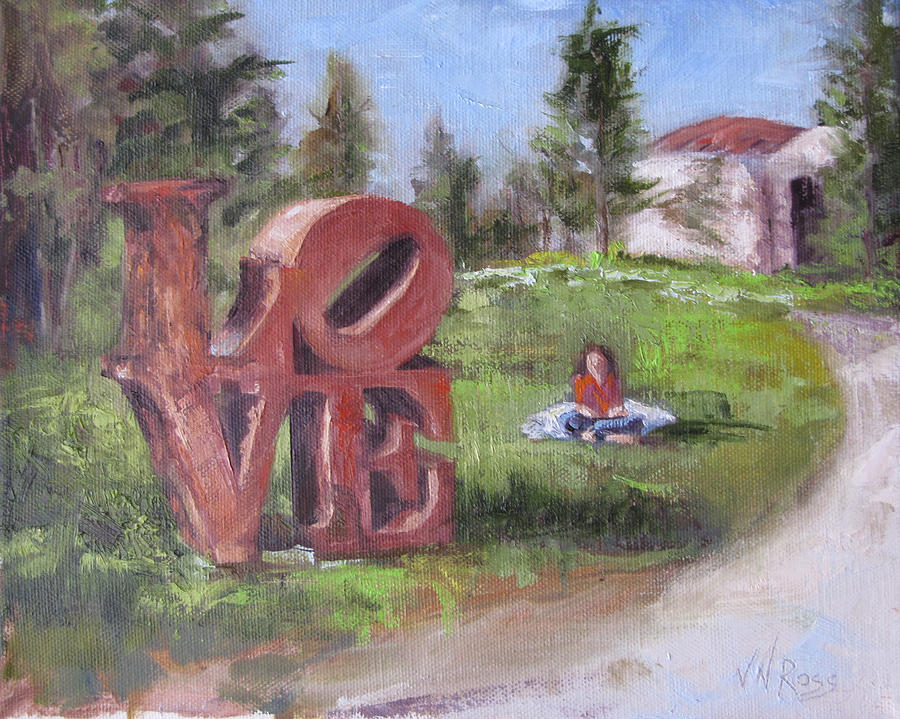 The Love Trail 2 Painting by Vicki Ross