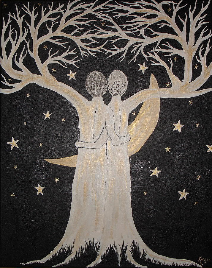 The Lovers Painting by Angie Butler