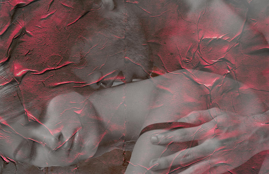 Red Photograph - The Lovers by Teri Schuster
