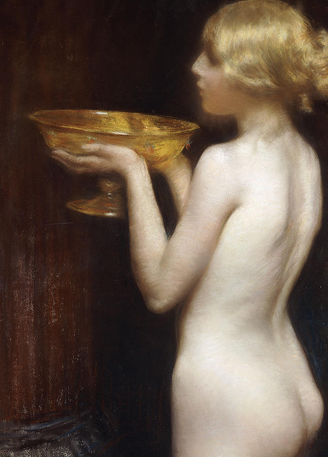 Cup Painting - The Loving cup by Janet Agnes Cumbrae-Stewart