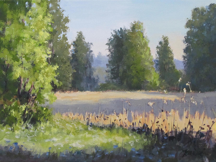 The Lower Field Painting by Karen Ilari