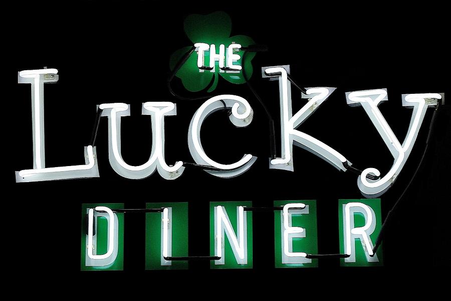 The Lucky Diner Photograph by Benjamin Yeager