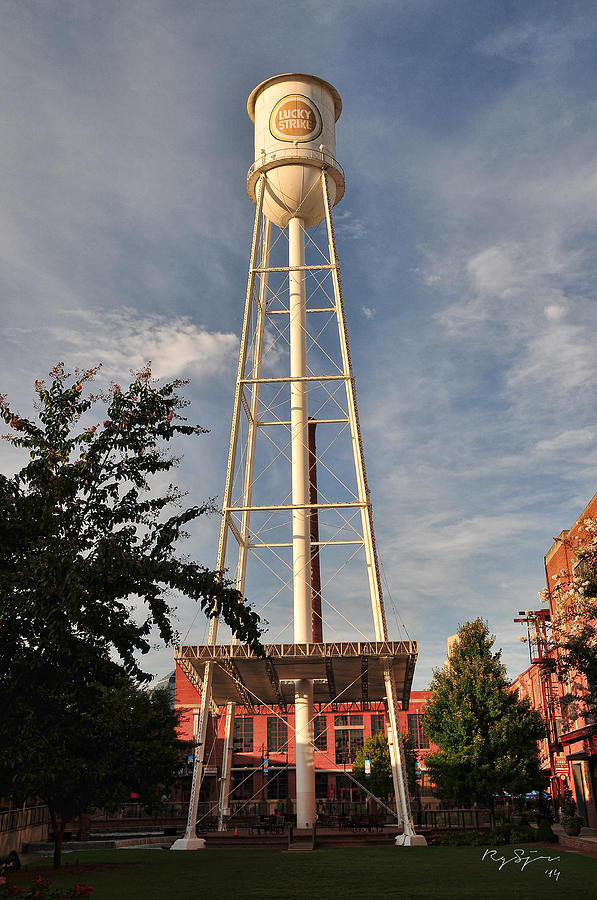The Lucky Strike Water Tower Photograph