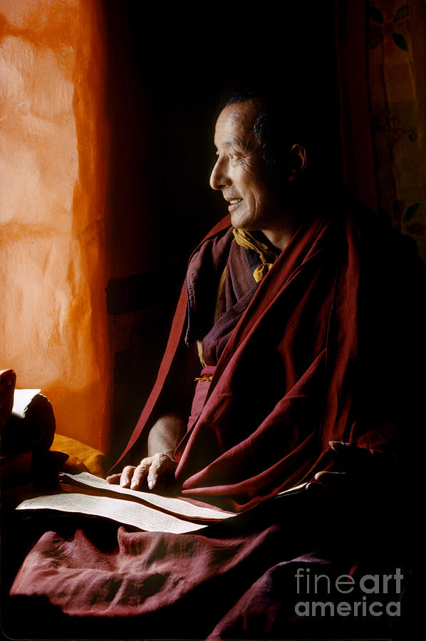The Ma Shee Lama of Sera Monasterey - Lhasa Tibet Photograph by Craig Lovell