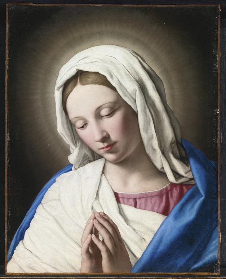 The Madonna In Prayer Painting by Celestial Images - Fine Art America