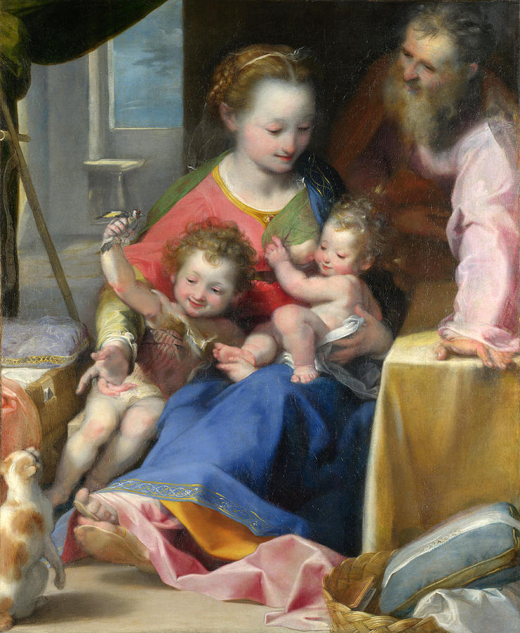 The Madonna of the Cat Painting by Federico Barocci