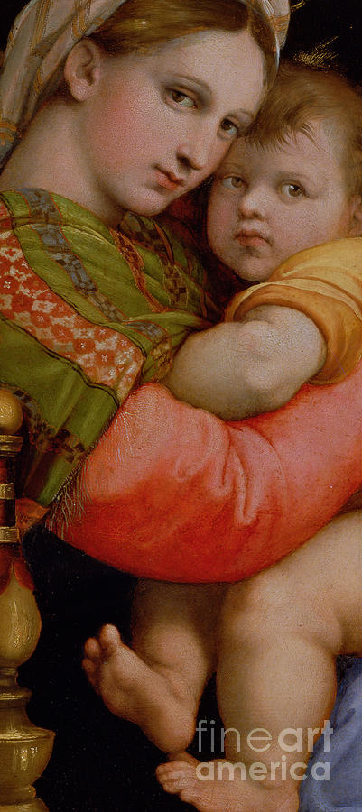Madonna Painting - The Madonna of the Chair by Raphael