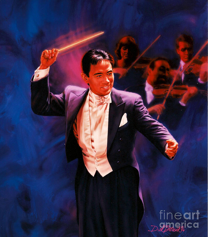 The Maestro Painting by Dick Bobnick