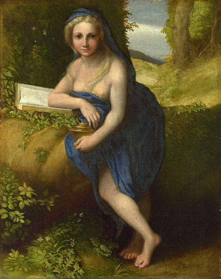 The Magdalen Painting by Correggio