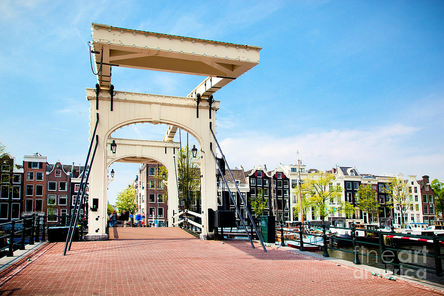 The Magere Brug Skinny Bridge Amsterdam Photograph by Michal Bednarek