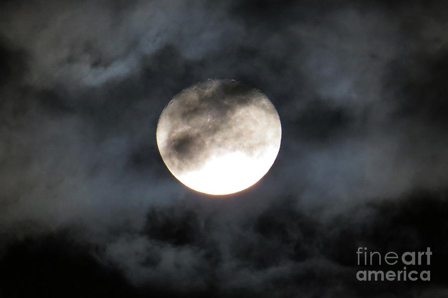 Moon Photograph - The Magic Moon by Vladimir Berrio Lemm
