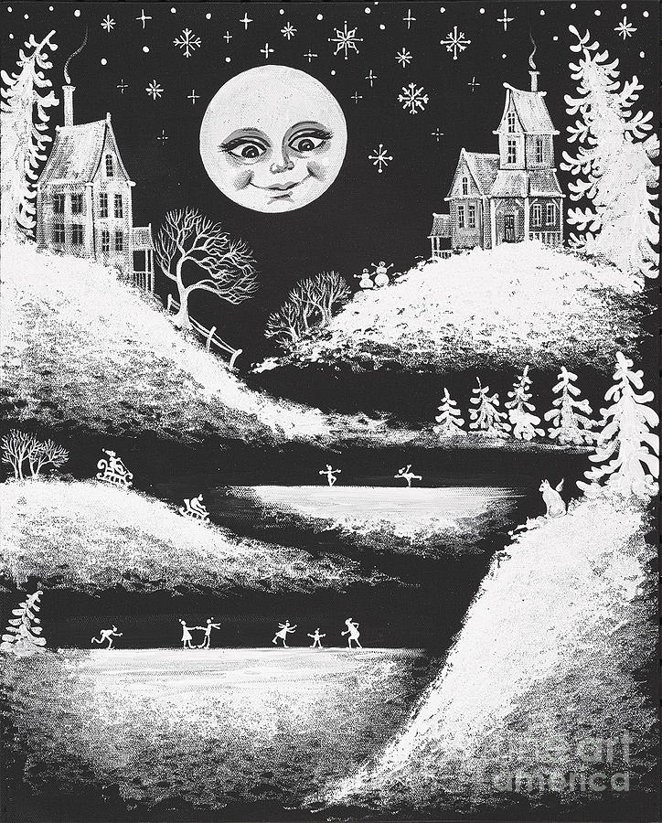 Cat Painting - The Magic Of Christmas by Margaryta Yermolayeva