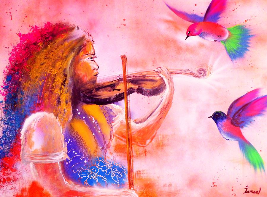 Music Painting - The magic of music by Ismael Paint