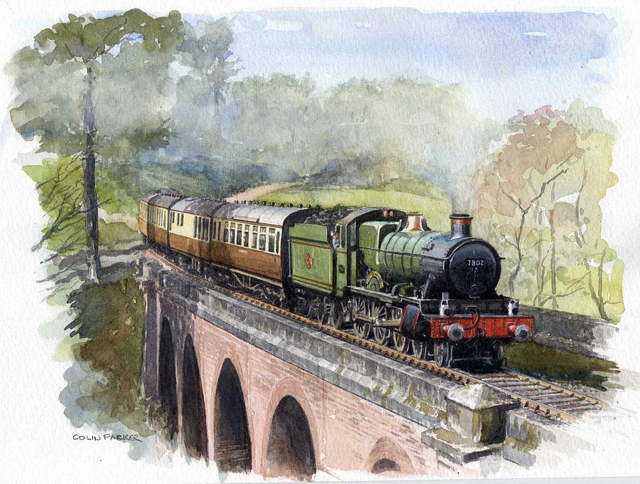 The magic of steam Painting by Colin Parker