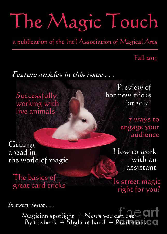 The Magic Touch . faux magazine cover Photograph by Renee Trenholm