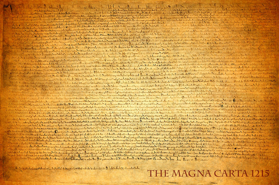 Pen Mixed Media - The Magna Carta 1215 by Design Turnpike