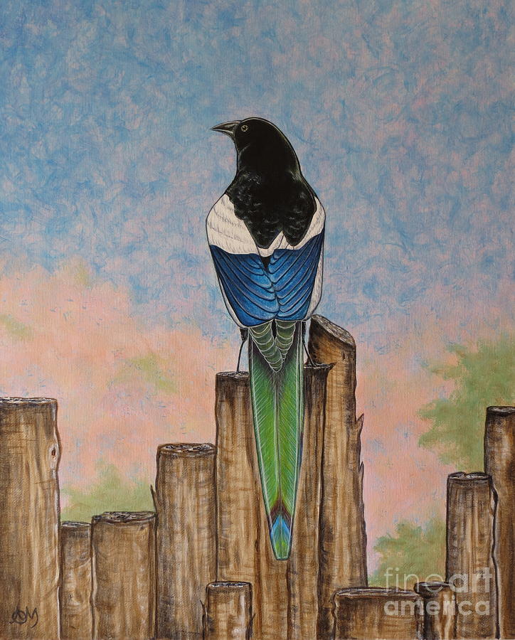The Magpie Painting by Aimee Mouw